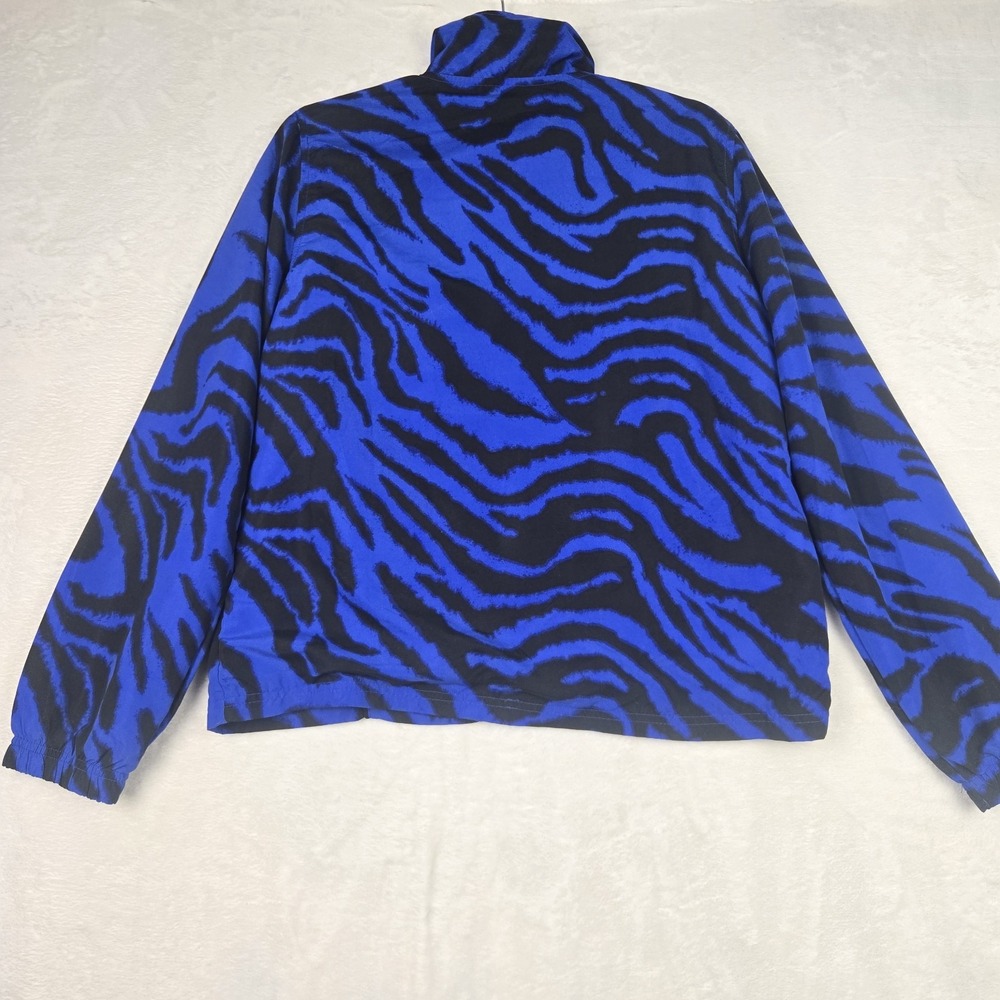 Activology Blue and Black‎ Zebra Print Jacket Size Small Zipper - Picture 10 of 10